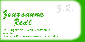 zsuzsanna redl business card